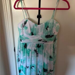 Speechless Mint and Black Strapless Dress